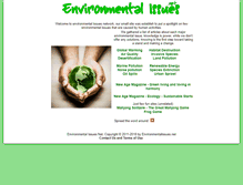 Tablet Screenshot of environmentalissues.net